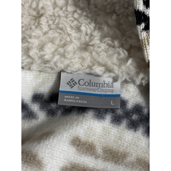 Columbia Sweater Women Large Aztec Snap Button - Picture 5 of 6